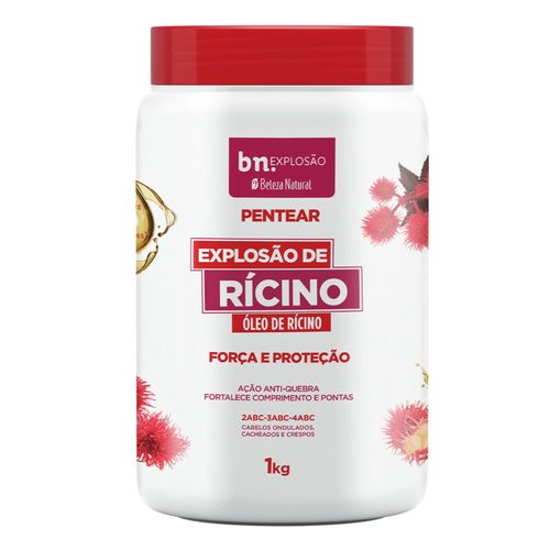 Creme de Pentear Explosão de Rícino 1Kg | bn.Cachos